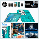 Spigen iPhone 15 Pro Deksel Classic C1 MagFit Bondi Blue