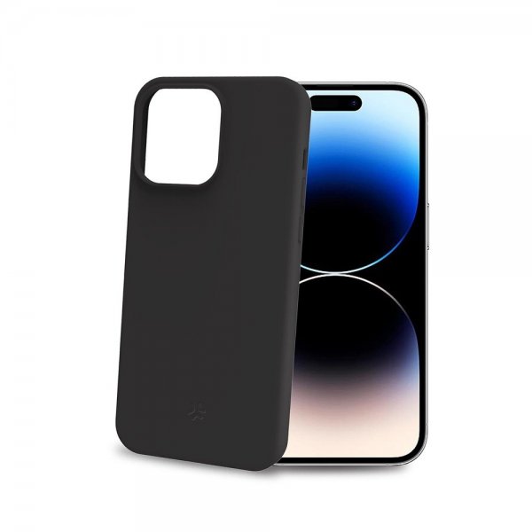 Celly iPhone 15 Pro Deksel CROMO Svart