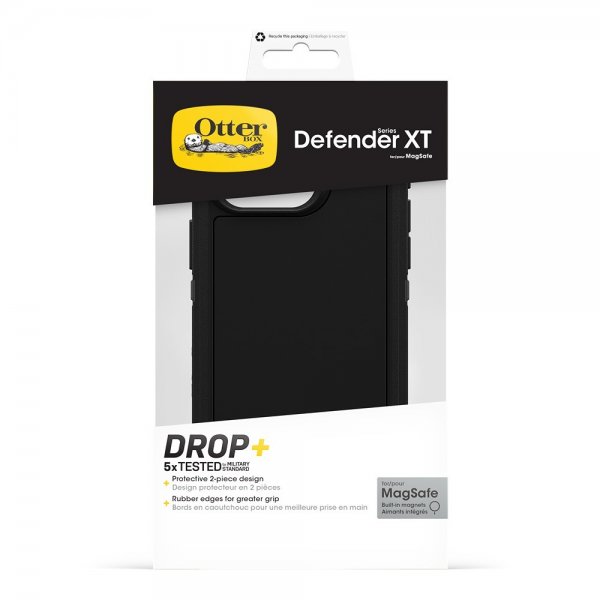 Otterbox iPhone 15 Pro Deksel Defender XT MagSafe Svart