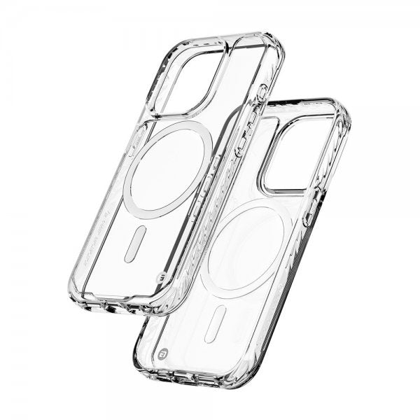 Clckr iPhone 15 Pro Deksel Diamond MagSafe Transparent