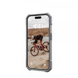Urban Armor Gear (UAG) iPhone 15 Pro Deksel Essential Armor MagSafe Sølv