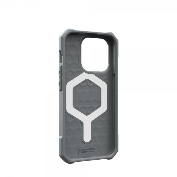 Urban Armor Gear (UAG) iPhone 15 Pro Deksel Essential Armor MagSafe Sølv
