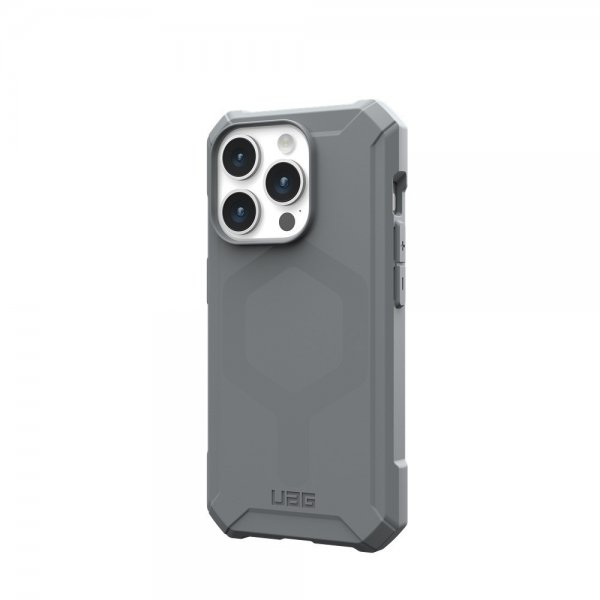 Urban Armor Gear (UAG) iPhone 15 Pro Deksel Essential Armor MagSafe Sølv