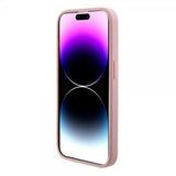 Guess iPhone 15 Pro Deksel Fixed Glitter Rosa