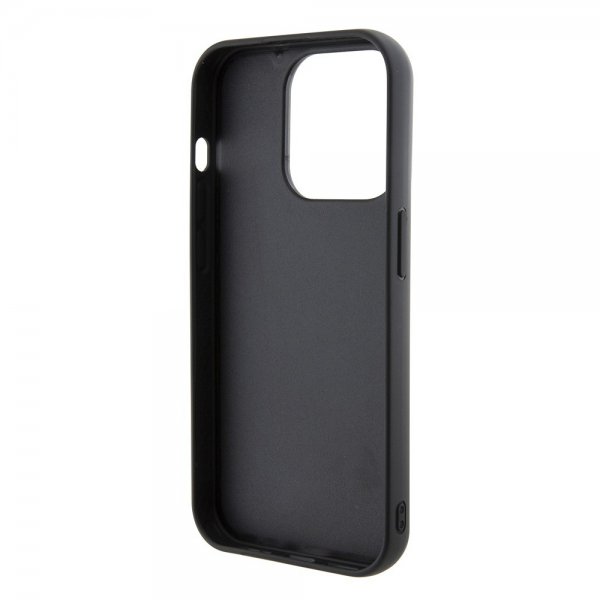 Karl Lagerfeld iPhone 15 Pro Deksel Fixed Glitter Svart