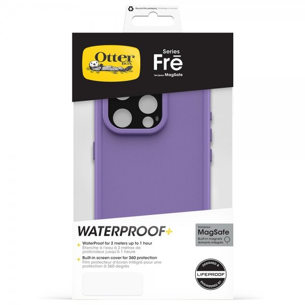 Otterbox iPhone 15 Pro Deksel Fre MagSafe Rule of Plum