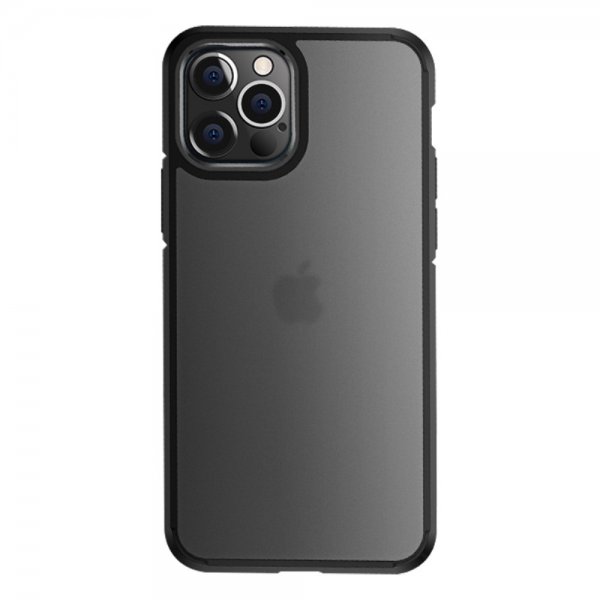 X-Level iPhone 15 Pro Deksel Frostet Transparent Svart
