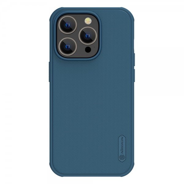 Nillkin iPhone 15 Pro Deksel Frosted Shield Pro MagSafe Blå