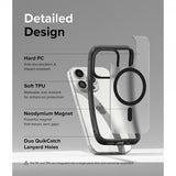 Ringke iPhone 15 Pro Deksel Fusion Bold Magnetic Matte Black