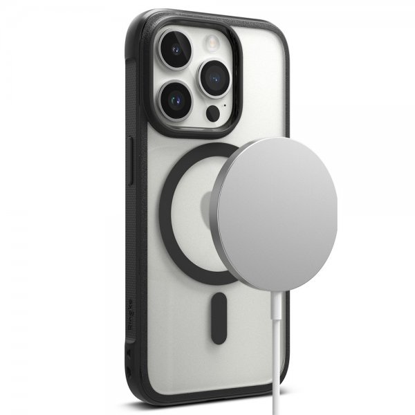 Ringke iPhone 15 Pro Deksel Fusion Bold Magnetic Matte Black