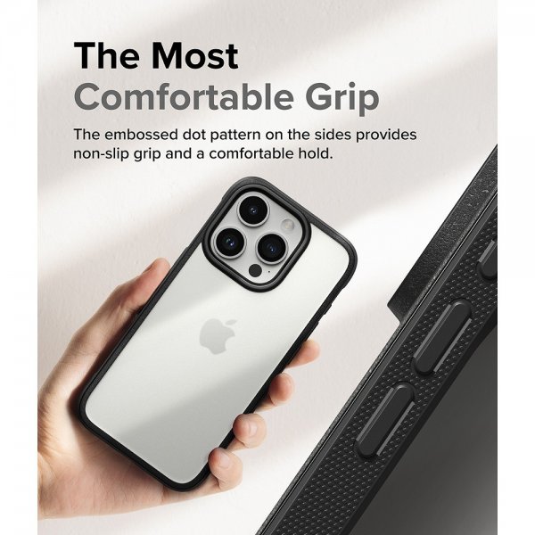 Ringke iPhone 15 Pro Deksel Fusion Bold Matte Black
