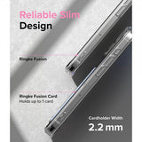 Ringke iPhone 15 Pro Deksel Fusion Card Clear