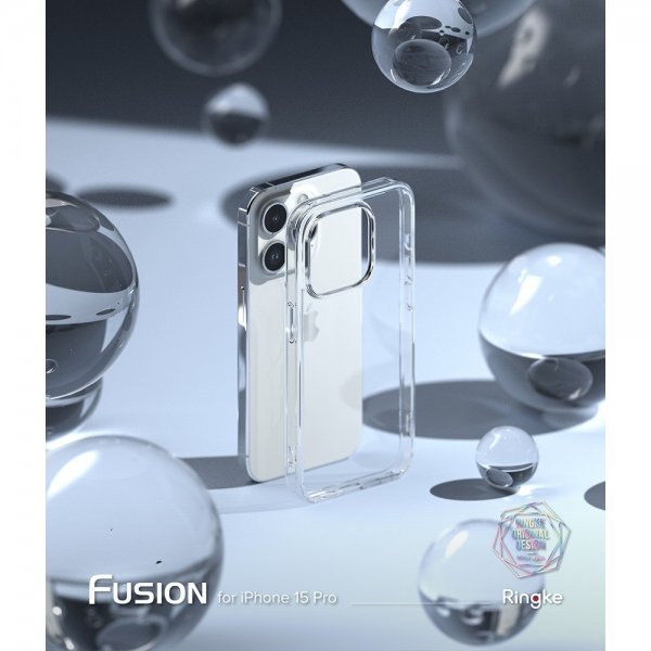 Ringke iPhone 15 Pro Deksel Fusion Clear