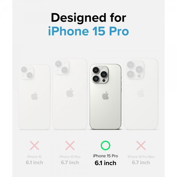 Ringke iPhone 15 Pro Deksel Fusion Design Jeju