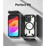 Ringke iPhone 15 Pro Deksel Fusion X Magnetic Matte Black