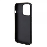 Guess iPhone 15 Pro Deksel G Cube Grip Stand Svart