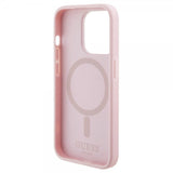 Guess iPhone 15 Pro Deksel G Cube MagSafe Rosa