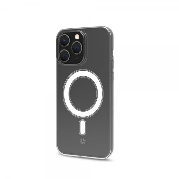 Celly iPhone 15 Pro Deksel GELSKINMAG MagSafe Transparent