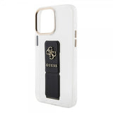 Guess iPhone 15 Pro Deksel Grip Stand Clear Transparent