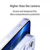 X-Level iPhone 15 Pro Deksel Herdet glass Svart
