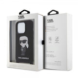 Karl Lagerfeld iPhone 15 Pro Deksel Ikonik Crossbody Svart