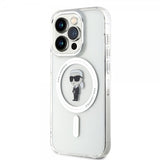 Karl Lagerfeld iPhone 15 Pro Deksel Ikonik MagSafe Transparent