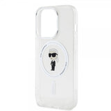 Karl Lagerfeld iPhone 15 Pro Deksel Ikonik MagSafe Transparent