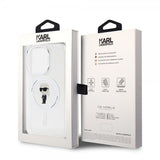 Karl Lagerfeld iPhone 15 Pro Deksel Ikonik MagSafe Transparent
