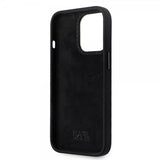 Karl Lagerfeld iPhone 15 Pro Deksel Ikonik Metal Pin Svart