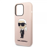 Karl Lagerfeld iPhone 15 Pro Deksel Ikonik NFT Rosa