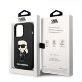 Karl Lagerfeld iPhone 15 Pro Deksel Ikonik NFT Svart