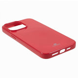 Mercury iPhone 15 Pro Deksel Jelly Glitter Magenta