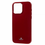 Mercury iPhone 15 Pro Deksel Jelly Glitter Rød