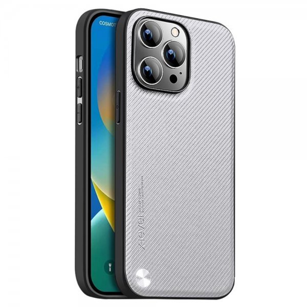 X-Level iPhone 15 Pro Deksel Kevlar II Series Grå