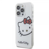 Hello Kitty iPhone 15 Pro Deksel Kitty Logo Hvit