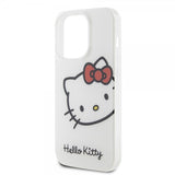 Hello Kitty iPhone 15 Pro Deksel Kitty Logo Hvit