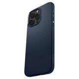 Spigen iPhone 15 Pro Deksel Liquid Air Navy Blue