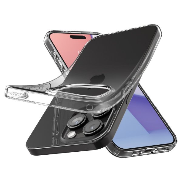 Spigen iPhone 15 Pro Deksel Liquid Crystal Crystal Clear