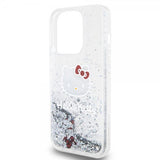 Hello Kitty iPhone 15 Pro Deksel Liquid Glitter Translucent