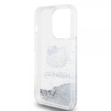 Hello Kitty iPhone 15 Pro Deksel Liquid Glitter Translucent