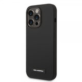 Karl Lagerfeld iPhone 15 Pro Deksel Liquid Silicone MagSafe Svart