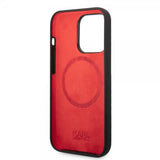 Karl Lagerfeld iPhone 15 Pro Deksel Liquid Silicone MagSafe Svart