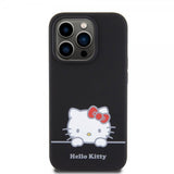 Hello Kitty iPhone 15 Pro Deksel Liquid Silicone Svart