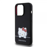 Hello Kitty iPhone 15 Pro Deksel Liquid Silicone Svart