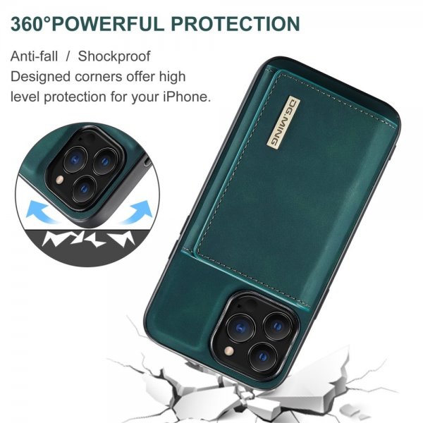 Dg.Ming iPhone 15 Pro Deksel M1 Series Avtakbart Kortholder Grønn
