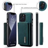 Dg.Ming iPhone 15 Pro Deksel M1 Series Avtakbart Kortholder Grønn