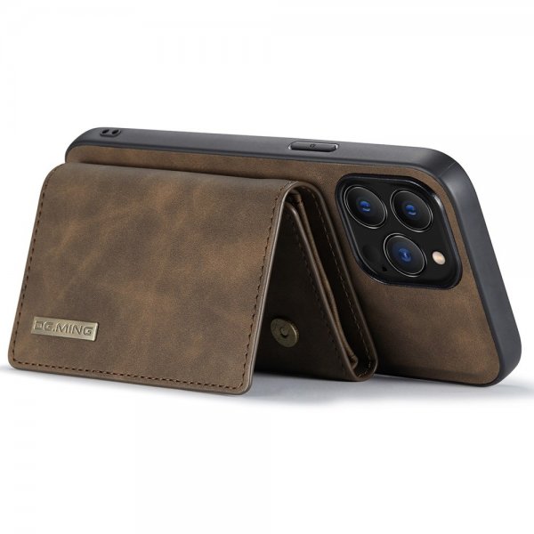 Dg.Ming iPhone 15 Pro Deksel M1 Series Avtakbart Kortholder Kaffe