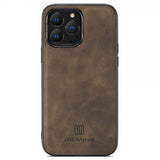 Dg.Ming iPhone 15 Pro Deksel M1 Series Avtakbart Kortholder Kaffe