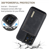 Dg.Ming iPhone 15 Pro Deksel M1 Series Avtakbart Kortholder Svart