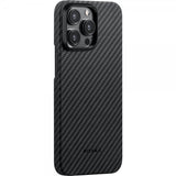 Pitaka iPhone 15 Pro Deksel MagEZ Case 4 Black/Grey Twill